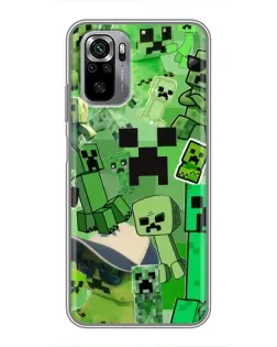 Чохол для Xiaomi Redmi Note 10S з картинкою «Кріпери Minecraft» Чохол для Xiaomi Redmi Note 10S з картинкою «Кріпери Minecraft»