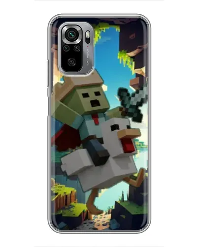 Чехол для Xiaomi Redmi Note 10S с картинкой «Стив и гусь» Чехол для Xiaomi Redmi Note 10S с картинкой «Стив и гусь»