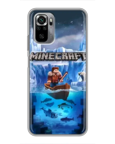 Чехол для Xiaomi Redmi Note 10S с картинкой «Minecraft ледяной мир» Чехол для Xiaomi Redmi Note 10S с картинкой «Minecraft ледяной мир»