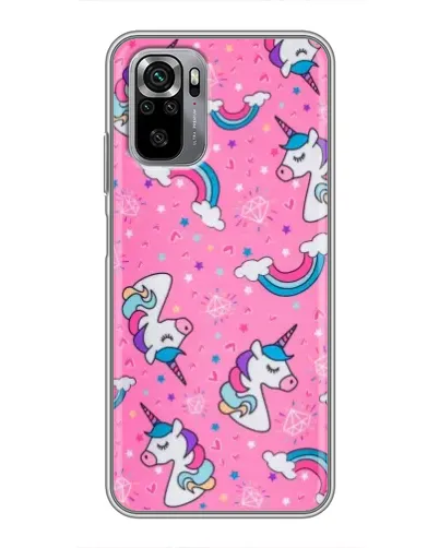 Чехол для Xiaomi Redmi Note 10S с картинкой «Unicorn паттерн розовый» Чехол для Xiaomi Redmi Note 10S с картинкой «Unicorn паттерн розовый»