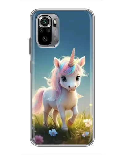 Чехол для Xiaomi Redmi Note 10S с картинкой «Единорог на поляне» Чехол для Xiaomi Redmi Note 10S с картинкой «Единорог на поляне»