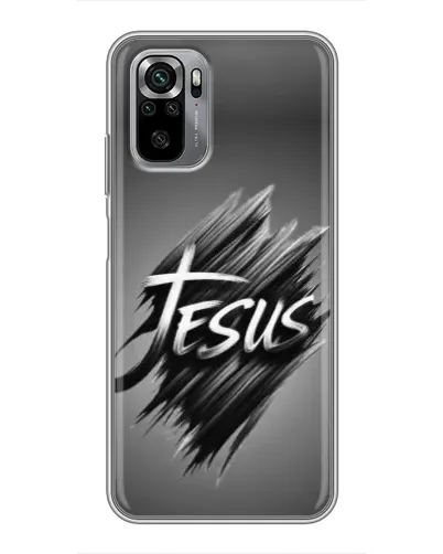 Чехол для Xiaomi Redmi Note 10S с картинкой «Надпись Jesus Graffiti» Чехол для Xiaomi Redmi Note 10S с картинкой «Надпись Jesus Graffiti»