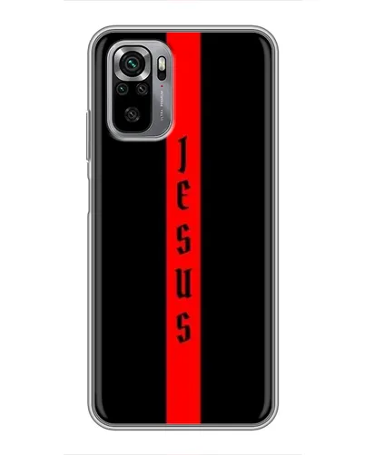 Чехол для Xiaomi Redmi Note 10S с картинкой «Красная линия веры» Чехол для Xiaomi Redmi Note 10S с картинкой «Красная линия веры»