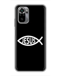 Чехол для Xiaomi Redmi Note 10S с картинкой «Классический Jesus»