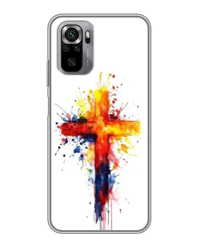 Чехол для Xiaomi Redmi Note 10S с картинкой «Акварельный крест» Чехол для Xiaomi Redmi Note 10S с картинкой «Акварельный крест»