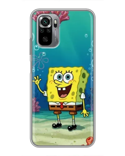 Чехол для Xiaomi Redmi Note 10S с картинкой «Подводный привет»
