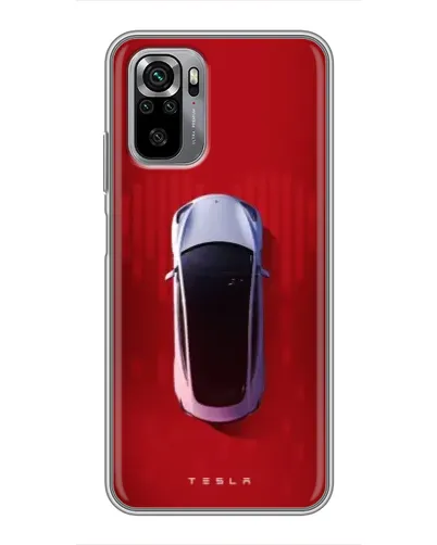 Чехол для Xiaomi Redmi Note 10S с картинкой «Tesla Top View» Чехол для Xiaomi Redmi Note 10S с картинкой «Tesla Top View»