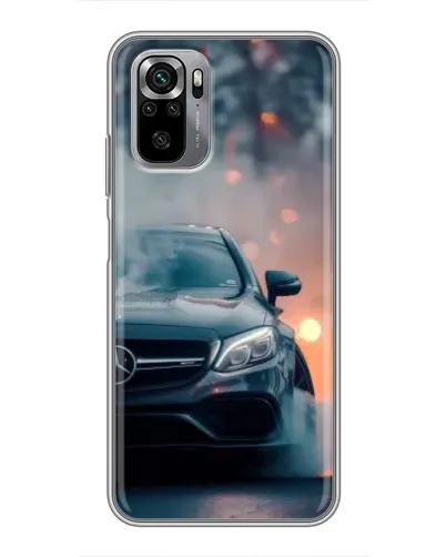 Чехол для Xiaomi Redmi Note 10S с картинкой «Mercedes — ночной город» Чехол для Xiaomi Redmi Note 10S с картинкой «Mercedes — ночной город»