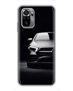 Чехол для Xiaomi Redmi Note 10S с картинкой «Свет фар Mercedes»