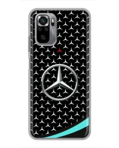 Чехол для Xiaomi Redmi Note 10S с картинкой «Mercedes — бирюзовый акцент» Чехол для Xiaomi Redmi Note 10S с картинкой «Mercedes — бирюзовый акцент»
