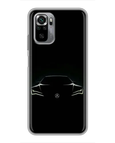 Чехол для Xiaomi Redmi Note 10S с картинкой «Mercedes — силуэт авто» Чехол для Xiaomi Redmi Note 10S с картинкой «Mercedes — силуэт авто»