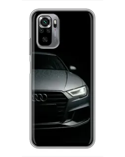 Чехол для Xiaomi Redmi Note 10S с картинкой «Audi — детализация кузова»