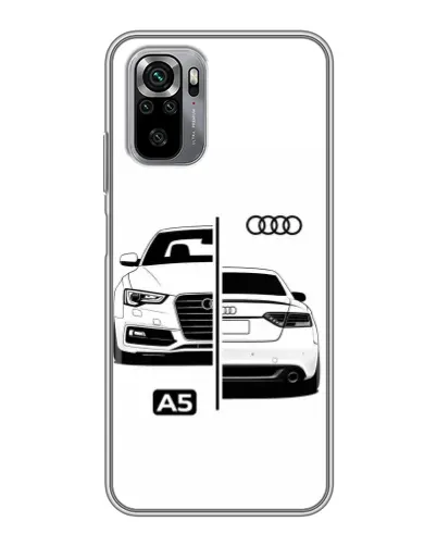 Чехол для Xiaomi Redmi Note 10S с картинкой «Audi — контрастный дизайн» Чехол для Xiaomi Redmi Note 10S с картинкой «Audi — контрастный дизайн»