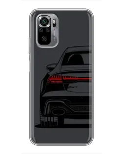 Чехол для Xiaomi Redmi Note 10S с картинкой «Задняя часть Audi — арт»