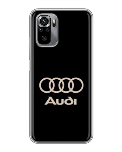 Чехол для Xiaomi Redmi Note 10S с картинкой «Audi — золотой логотип» Чехол для Xiaomi Redmi Note 10S с картинкой «Audi — золотой логотип»