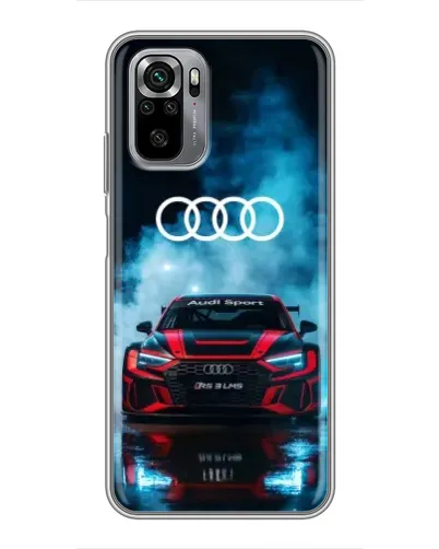 Чехол для Xiaomi Redmi Note 10S с картинкой «Audi Sport — неон» Чехол для Xiaomi Redmi Note 10S с картинкой «Audi Sport — неон»