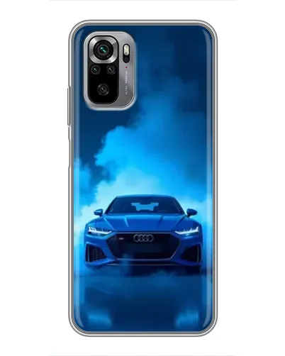 Чехол для Xiaomi Redmi Note 10S с картинкой «Audi — голубая энергия» Чехол для Xiaomi Redmi Note 10S с картинкой «Audi — голубая энергия»