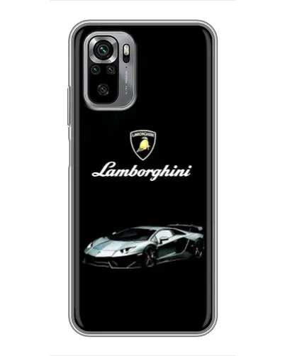 Чехол для Xiaomi Redmi Note 10S с картинкой «Логотип Lamborghini классика»