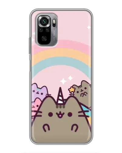 Чехол для Xiaomi Redmi Note 10S с картинкой «Единорог Pusheen» Чехол для Xiaomi Redmi Note 10S с картинкой «Единорог Pusheen»