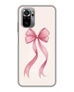 Чехол для Xiaomi Redmi Note 10S с картинкой «Розовый бант»