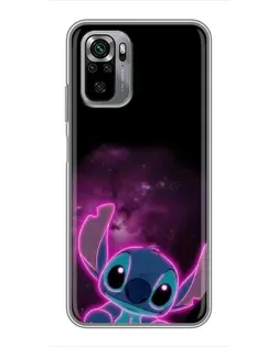 Чехол для Xiaomi Redmi Note 10S с картинкой «Неоновый Stitch»