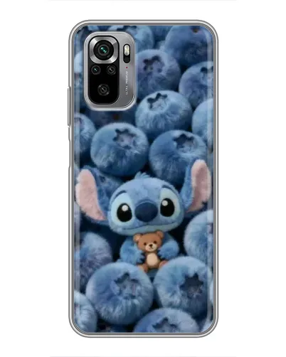 Чехол для Xiaomi Redmi Note 10S с картинкой «Стич и голубика» Чехол для Xiaomi Redmi Note 10S с картинкой «Стич и голубика»