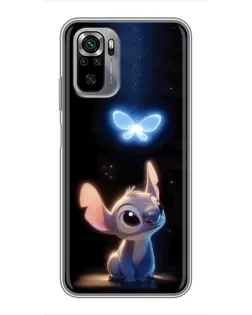 Чехол для Xiaomi Redmi Note 10S с картинкой «Сияющий Стич»