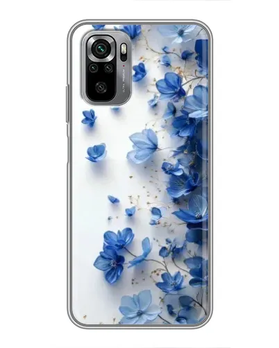 Чохол для Xiaomi Redmi Note 10S з картинкою «Блакитний квітковий каскад» Чохол для Xiaomi Redmi Note 10S з картинкою «Блакитний квітковий каскад»