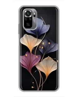 Чохол для Xiaomi Redmi Note 10S з картинкою «Лілові квіти грації»