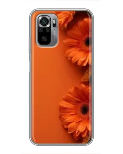 Чохол для Xiaomi Redmi Note 10S з картинкою «Помаранчеві гербери»