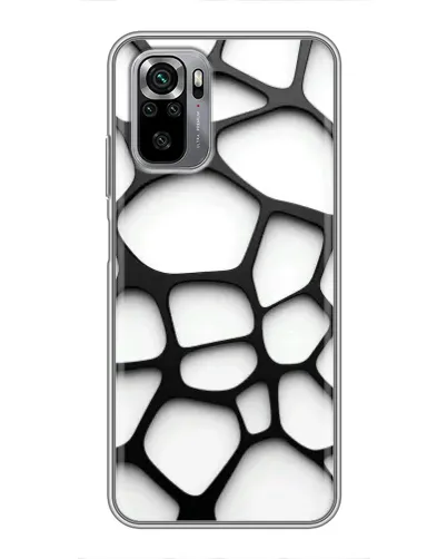 Чехол для Xiaomi Redmi Note 10S с картинкой «Белая объемная сетка» Чехол для Xiaomi Redmi Note 10S с картинкой «Белая объемная сетка»