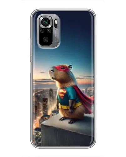 Чохол для Xiaomi Redmi Note 10S з картинкою «Капі-мен супергерой» Чохол для Xiaomi Redmi Note 10S з картинкою «Капі-мен супергерой»