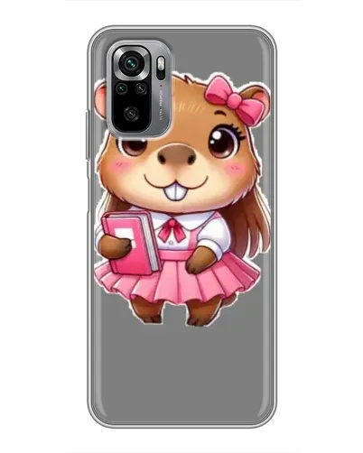 Чохол для Xiaomi Redmi Note 10S з картинкою «Дівчинка капібара» Чохол для Xiaomi Redmi Note 10S з картинкою «Дівчинка капібара»