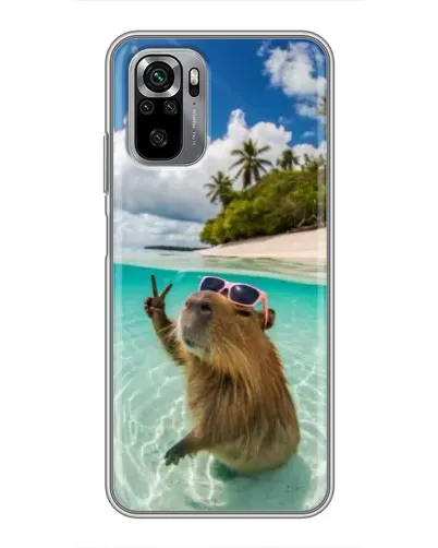 Чохол для Xiaomi Redmi Note 10S з картинкою «Капібара на морі» Чохол для Xiaomi Redmi Note 10S з картинкою «Капібара на морі»