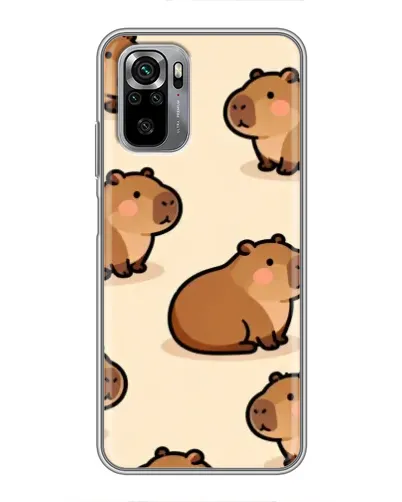 Чохол для Xiaomi Redmi Note 10S з картинкою «Паттерн милих капібар» Чохол для Xiaomi Redmi Note 10S з картинкою «Паттерн милих капібар»