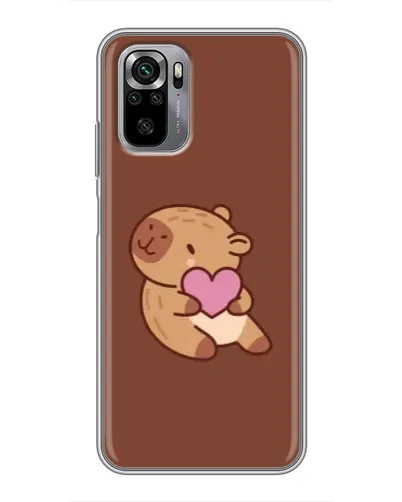 Чохол для Xiaomi Redmi Note 10S з картинкою «Капібара з серцем» Чохол для Xiaomi Redmi Note 10S з картинкою «Капібара з серцем»