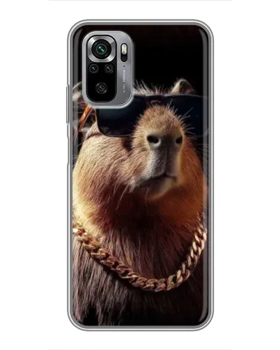 Чохол для Xiaomi Redmi Note 10S з картинкою «Капібара золотий ланцюг» Чохол для Xiaomi Redmi Note 10S з картинкою «Капібара золотий ланцюг»