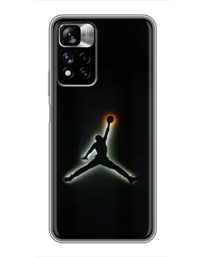 Чехол для Xiaomi Redmi Note 11 Pro Plus с картинкой «Jordan Gradient Logo» Чехол для Xiaomi Redmi Note 11 Pro Plus с картинкой «Jordan Gradient Logo»