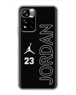Чехол для Xiaomi Redmi Note 11 Pro Plus с картинкой «Jordan Vertical»