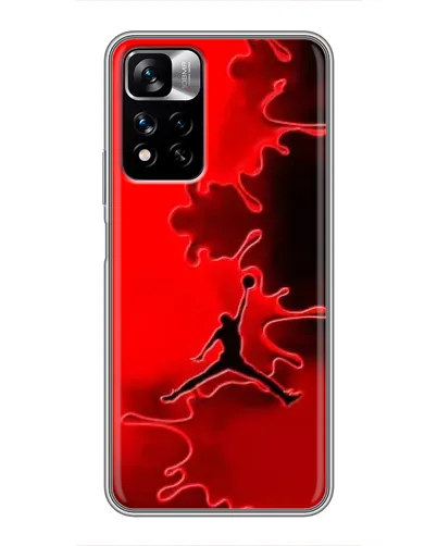Чехол для Xiaomi Redmi Note 11 Pro Plus с картинкой «Jordan Red Smoke» Чехол для Xiaomi Redmi Note 11 Pro Plus с картинкой «Jordan Red Smoke»