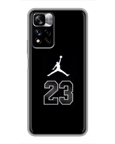 Чехол для Xiaomi Redmi Note 11 Pro Plus с картинкой «Jordan Flight 23» Чехол для Xiaomi Redmi Note 11 Pro Plus с картинкой «Jordan Flight 23»