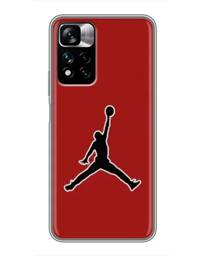 Чехол для Xiaomi Redmi Note 11 Pro Plus с картинкой «Jordan Red Back» Чехол для Xiaomi Redmi Note 11 Pro Plus с картинкой «Jordan Red Back»