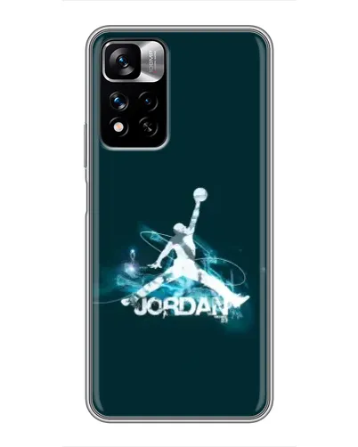 Чехол для Xiaomi Redmi Note 11 Pro Plus с картинкой «Jordan Blue Fire» Чехол для Xiaomi Redmi Note 11 Pro Plus с картинкой «Jordan Blue Fire»