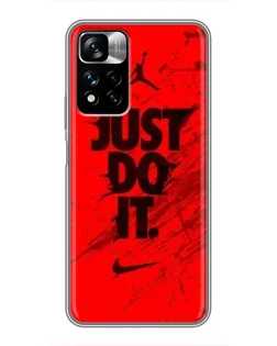 Чехол для Xiaomi Redmi Note 11 Pro Plus с картинкой «Nike Just Do It»