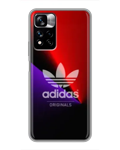Чехол для Xiaomi Redmi Note 11 Pro Plus с картинкой «Adidas Red Neon» Чехол для Xiaomi Redmi Note 11 Pro Plus с картинкой «Adidas Red Neon»