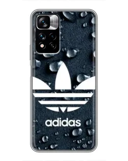 Чехол для Xiaomi Redmi Note 11 Pro Plus с картинкой «Adidas Trefoil Blue» Чехол для Xiaomi Redmi Note 11 Pro Plus с картинкой «Adidas Trefoil Blue»