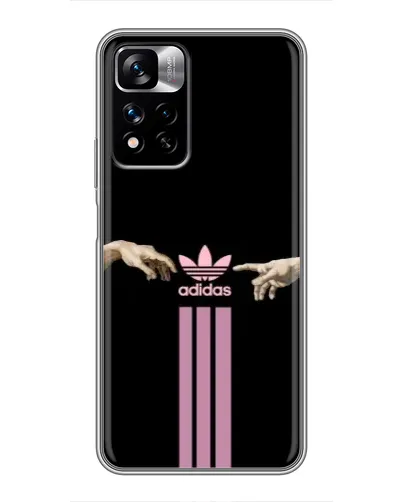 Чехол для Xiaomi Redmi Note 11 Pro Plus с картинкой «Adidas Hands» Чехол для Xiaomi Redmi Note 11 Pro Plus с картинкой «Adidas Hands»