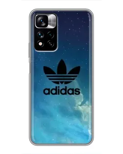 Чехол для Xiaomi Redmi Note 11 Pro Plus с картинкой «Adidas Stone Logo»
