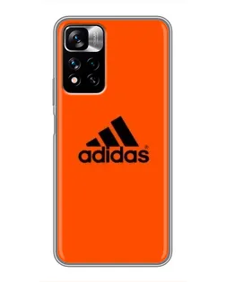 Чехол для Xiaomi Redmi Note 11 Pro Plus с картинкой «Adidas Ukraine»