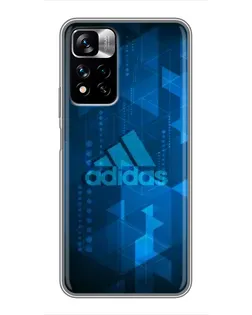 Чехол для Xiaomi Redmi Note 11 Pro Plus с картинкой «Adidas Sport Art»
